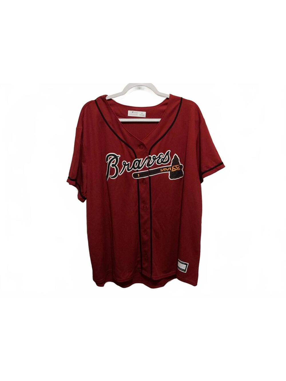 Majestic Atlanta Braves MLB Baseball Jersey Size 2XL Red